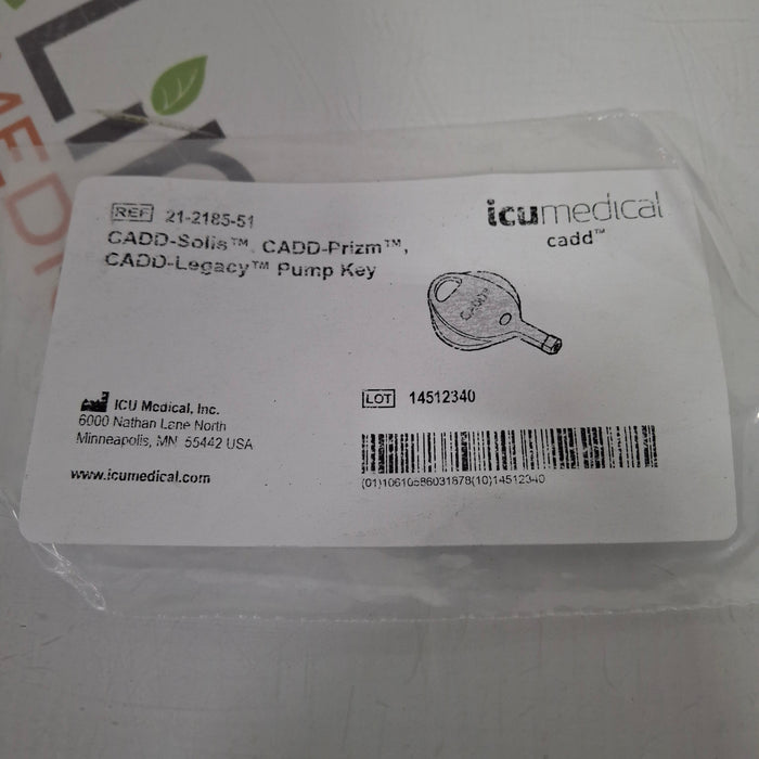 ICU Medical, Inc. 21-2185-51 CADD Pump Security Key