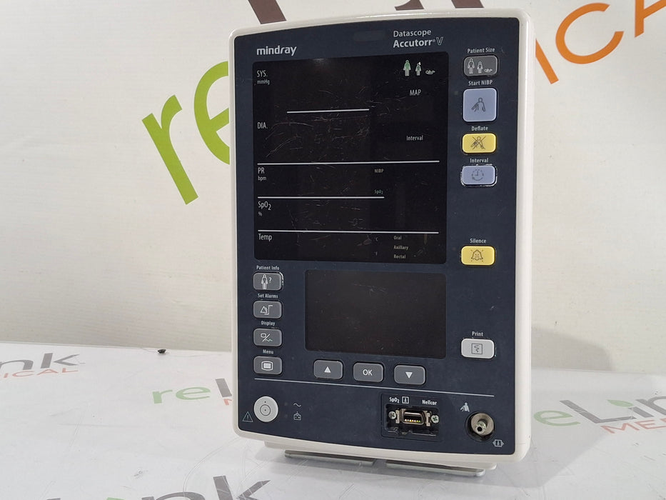 Mindray Datascope Accutorr V Vital Signs Monitor