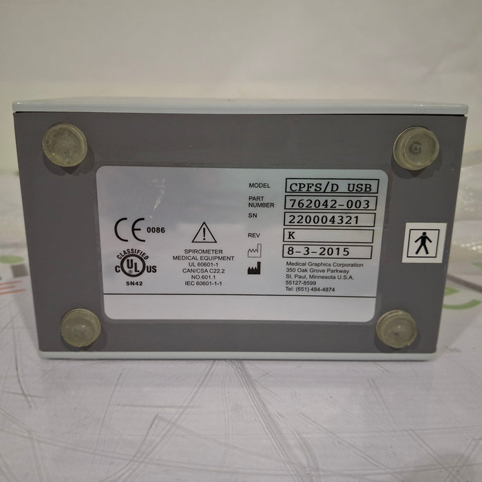 Medical Graphics CPFS/D USB Cardiorespiratory Diagnostics