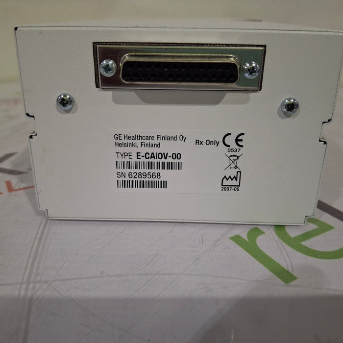 GE Healthcare E-CAiOV Gas Module