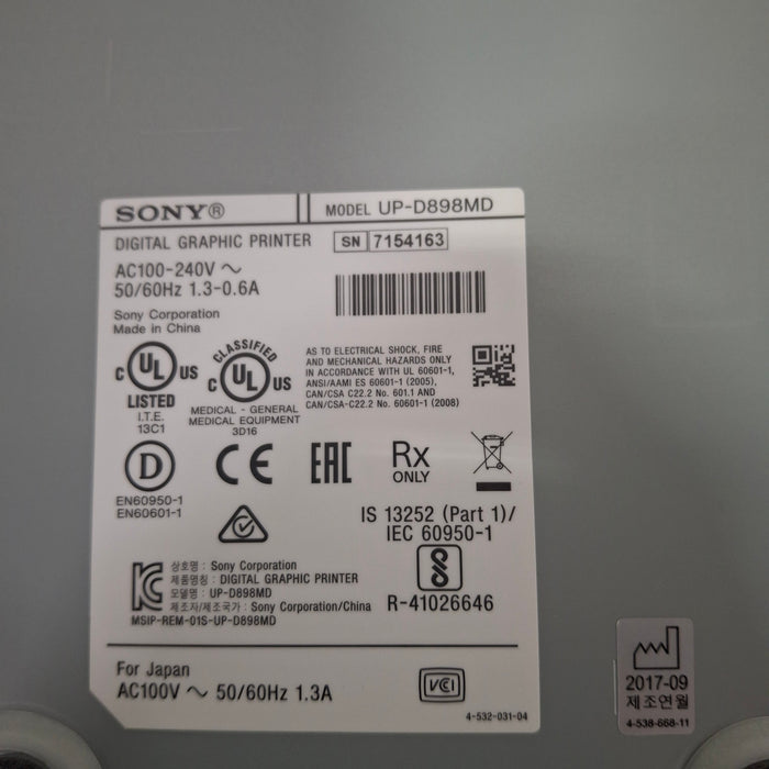 Sony UP-D898-MD Imager / Printer