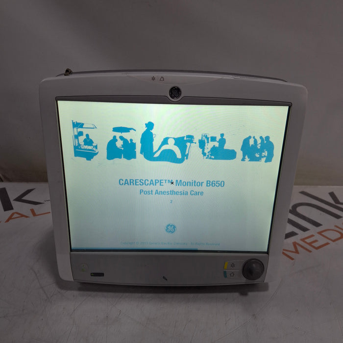 GE Healthcare Carescape B650 Post Anesthesia Care Patient Monitor