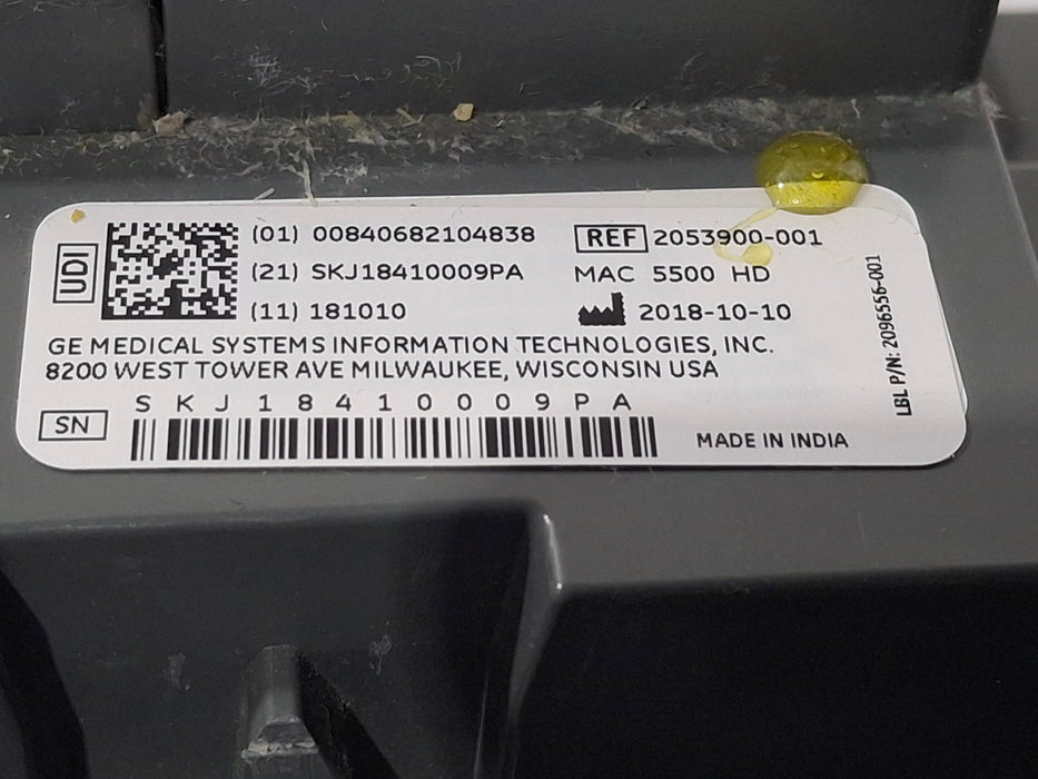 GE Healthcare MAC 5500 HD ECG without CAM Module
