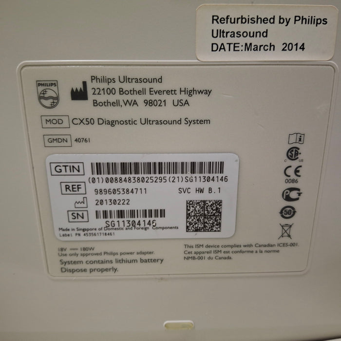 Philips CX50 Ultrasound