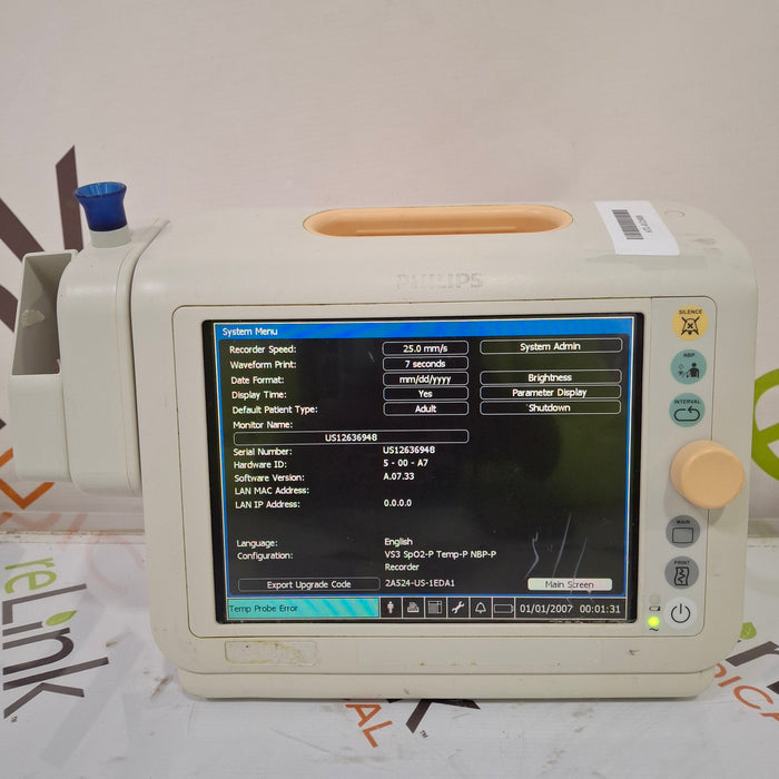 Philips Suresigns VS3 Vital Signs Monitor