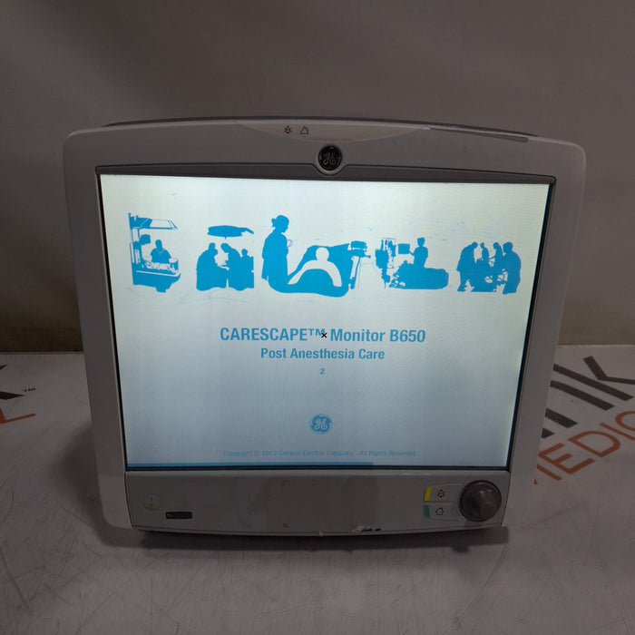 GE Healthcare Carescape B650 Post Anesthesia Care Patient Monitor