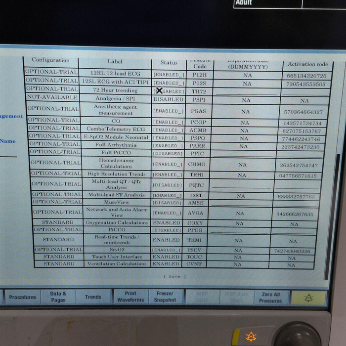 GE Healthcare Carescape B650 Post Anesthesia Care Patient Monitor