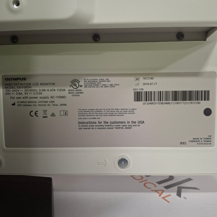 Olympus OEV262H 26" HD LCD Endoscopy Monitor