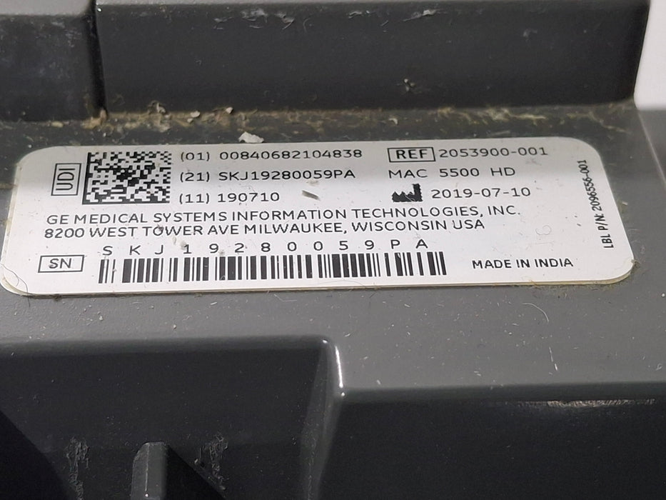 GE Healthcare MAC 5500 HD ECG without CAM Module