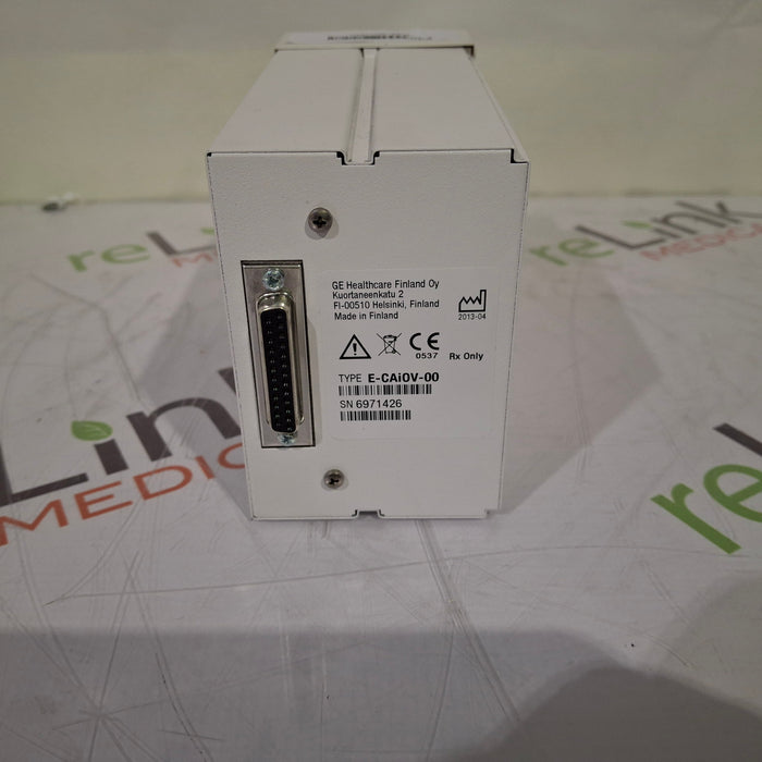 GE Healthcare E-CAiOV Gas Module