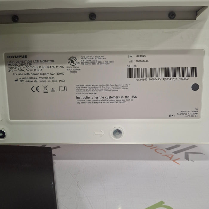 Olympus OEV262H 26" HD LCD Endoscopy Monitor