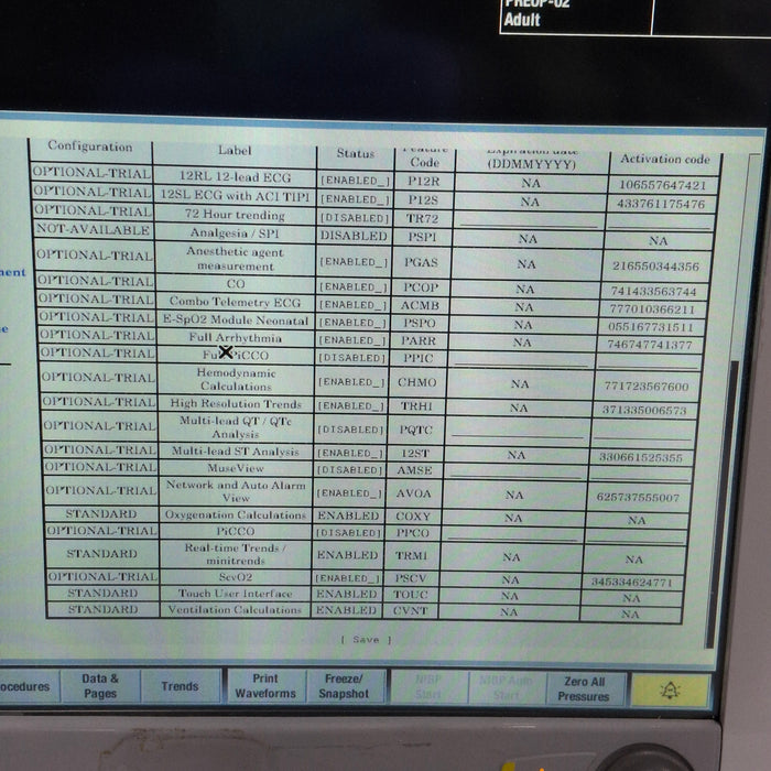 GE Healthcare Carescape B650 Post Anesthesia Care Patient Monitor