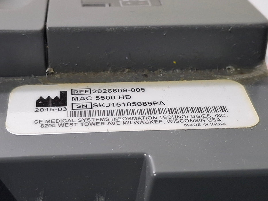 GE Healthcare MAC 5500 HD ECG without CAM Module