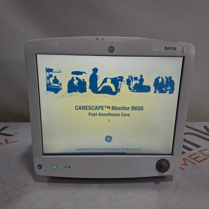 GE Healthcare Carescape B650 Post Anesthesia Care Patient Monitor