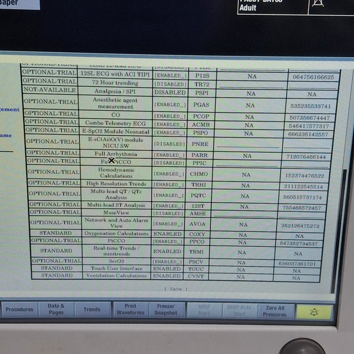 GE Healthcare Carescape B650 Post Anesthesia Care Patient Monitor
