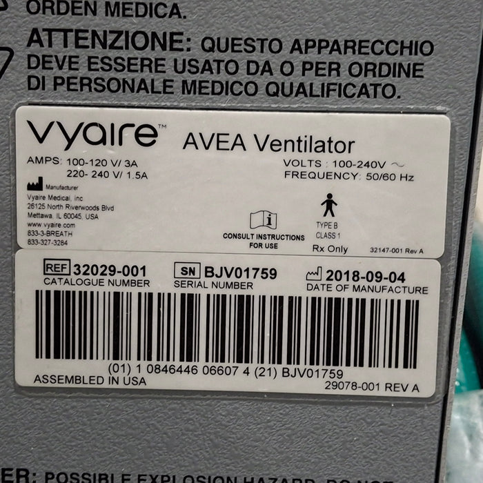 CareFusion Avea Ventilator