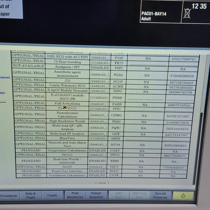 GE Healthcare Carescape B650 Anesthesia Care Patient Monitor