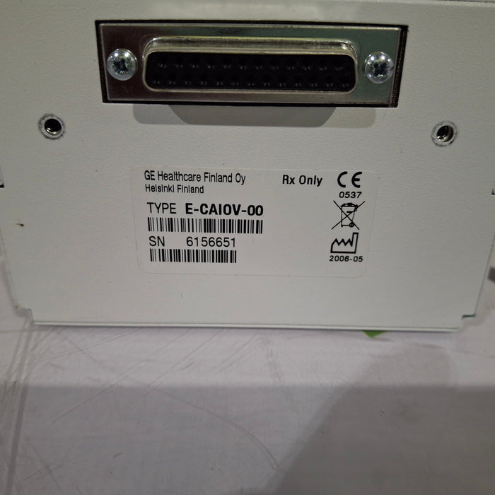 GE Healthcare E-CAiOV Gas Module