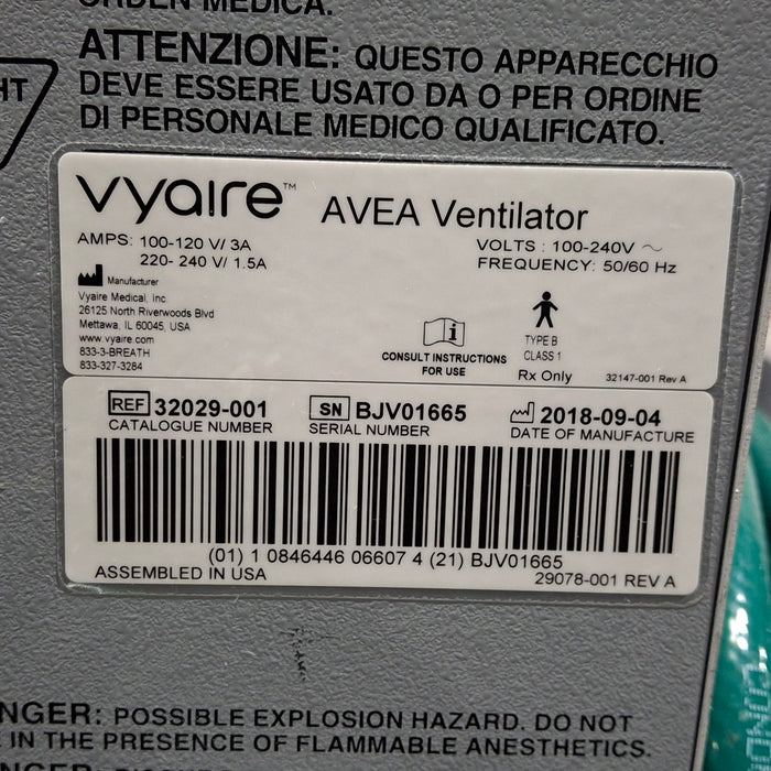 CareFusion Avea Ventilator