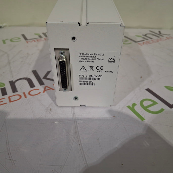 GE Healthcare E-CAiOV Gas Module
