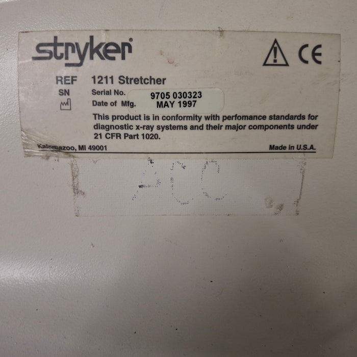 Stryker 1211 Renaissance Stretcher
