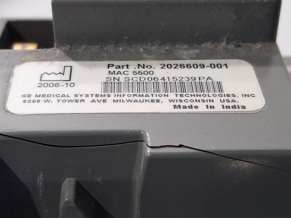 GE Healthcare MAC 5500 HD ECG without CAM Module