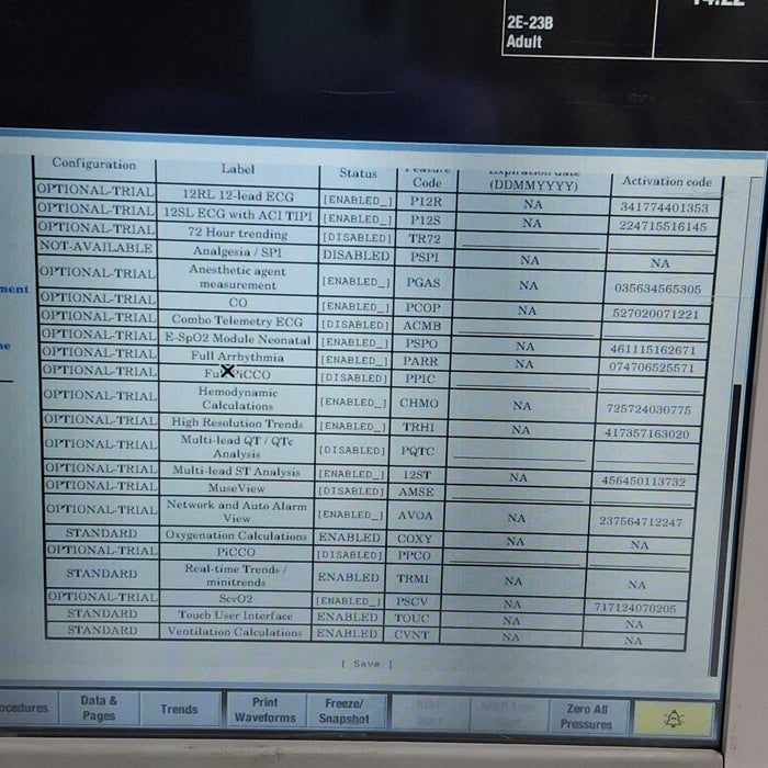 GE Healthcare Carescape B650 Critical Care Patient Monitor