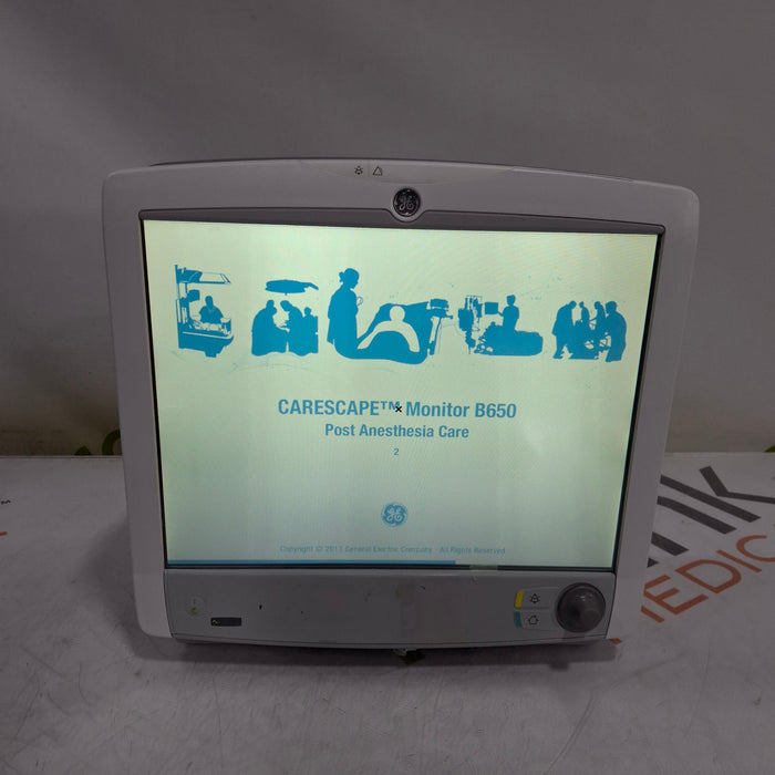 GE Healthcare Carescape B650 Anesthesia Care Patient Monitor