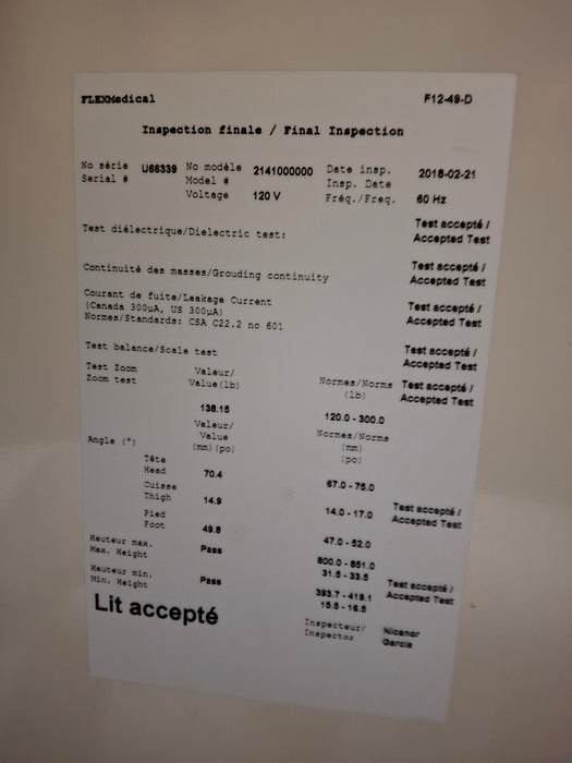 Stryker InTouch 2141 Critical Care Hospital Bed
