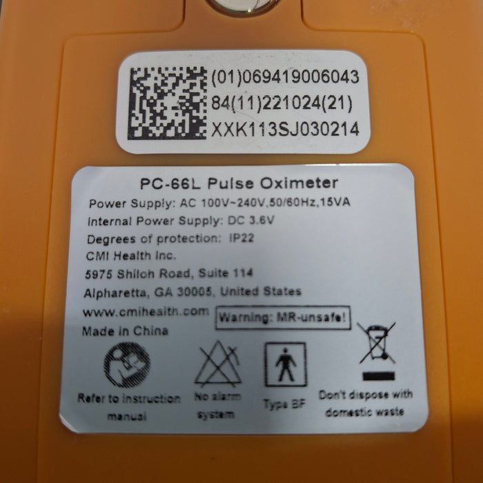 CMI Inc. PC-66L Pulse Oximeter