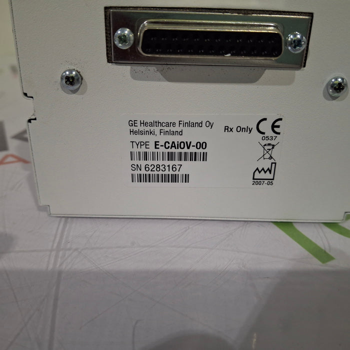 GE Healthcare E-CAiOV Gas Module