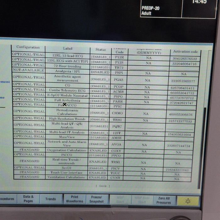 GE Healthcare Carescape B650 Post Anesthesia Care Patient Monitor