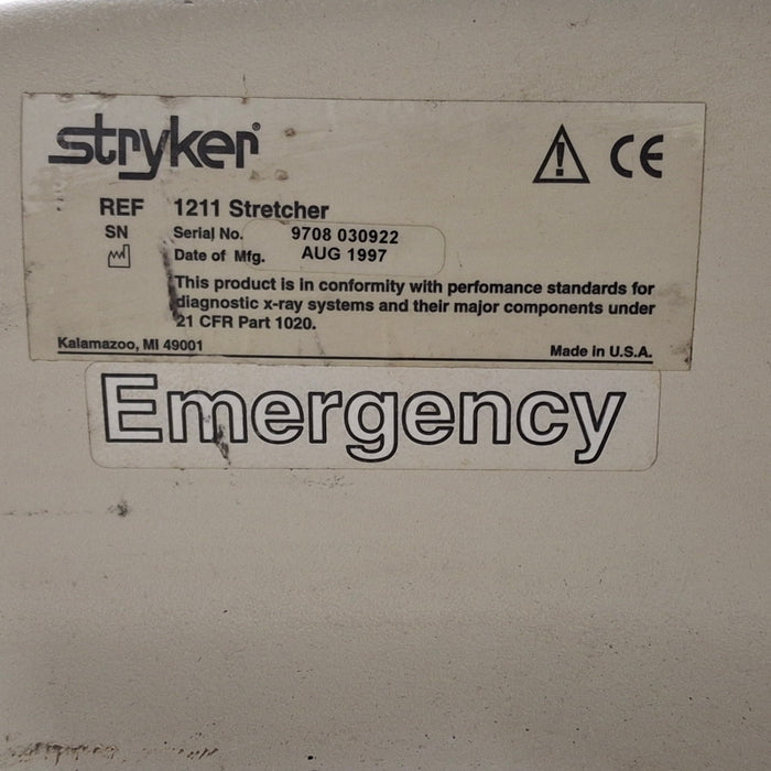 Stryker 1211 Renaissance Stretcher