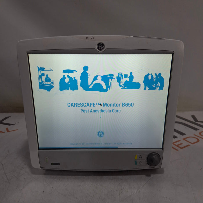 GE Healthcare Carescape B650 Post Anesthesia Care Patient Monitor