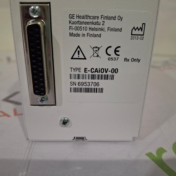 GE Healthcare E-CAiOV Gas Module