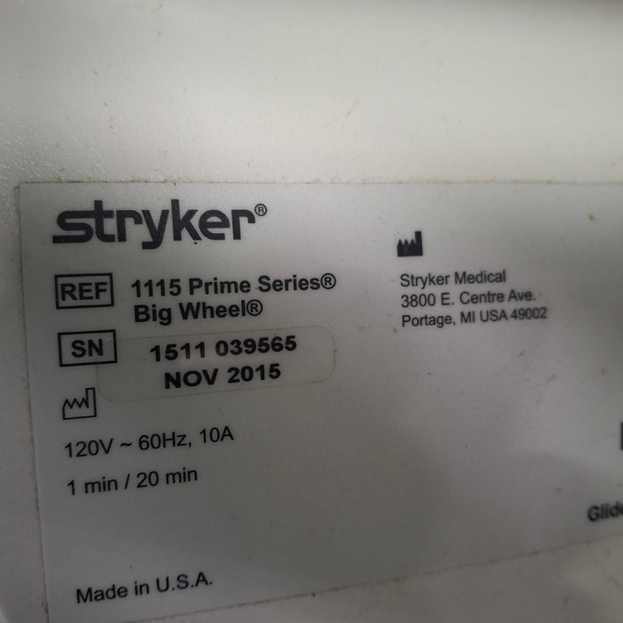 Stryker 1115 Big Wheel Glideaway Stretcher