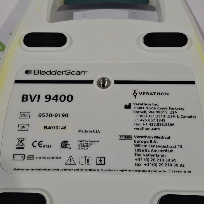 Verathon Medical, Inc BVI 9400 Bladderscan