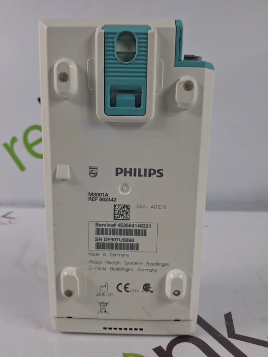 Philips M3001A-A01C12 Fast SpO2, NIBP, 12 lead ECG MMS Module