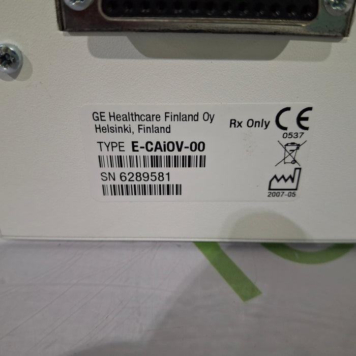 GE Healthcare E-CAiOV Gas Module