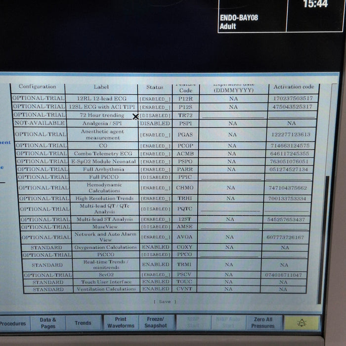 GE Healthcare Carescape B650 Post Anesthesia Care Patient Monitor