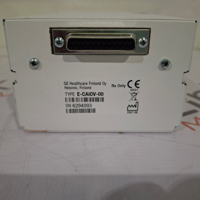 GE Healthcare E-CAiOV Gas Module