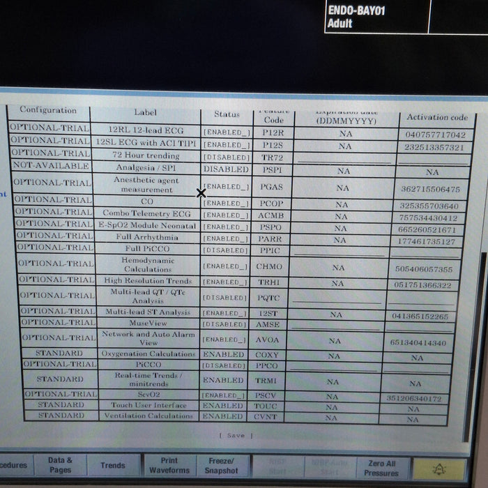 GE Healthcare Carescape B650 Post Anesthesia Care Patient Monitor