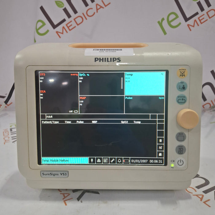 Philips Suresigns VS3 Vital Signs Monitor