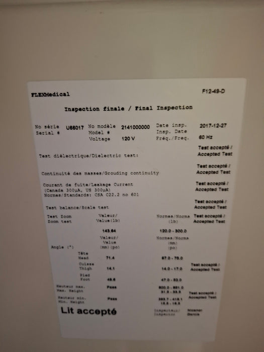 Stryker InTouch 2141 Critical Care Hospital Bed