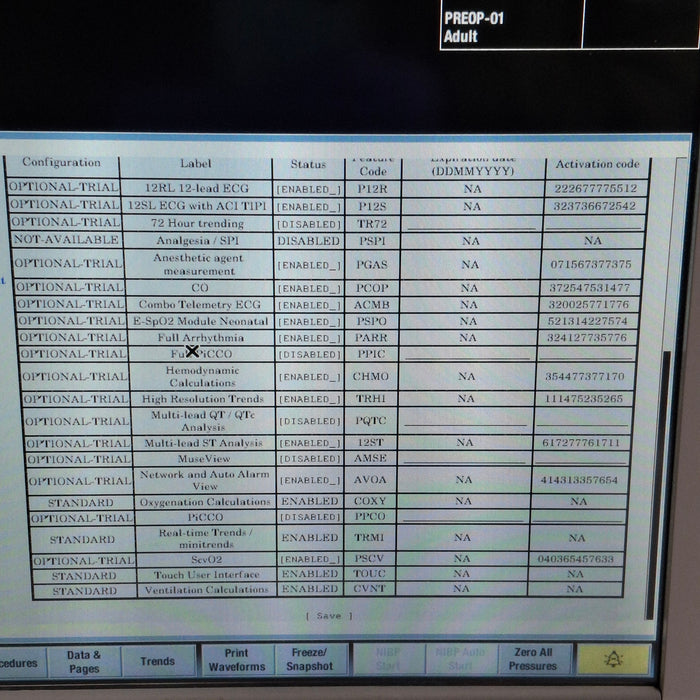 GE Healthcare Carescape B650 Post Anesthesia Care Patient Monitor