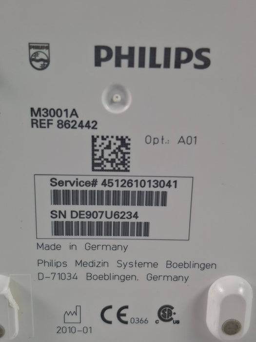 Philips M3001A-A01 Fast SpO2, NIBP, ECG MMS Module
