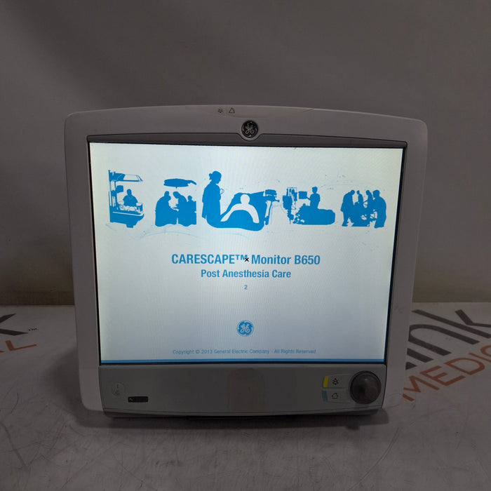 GE Healthcare Carescape B650 Post Anesthesia Care Patient Monitor