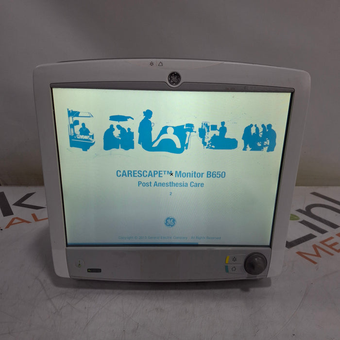 GE Healthcare Carescape B650 Post Anesthesia Care Patient Monitor