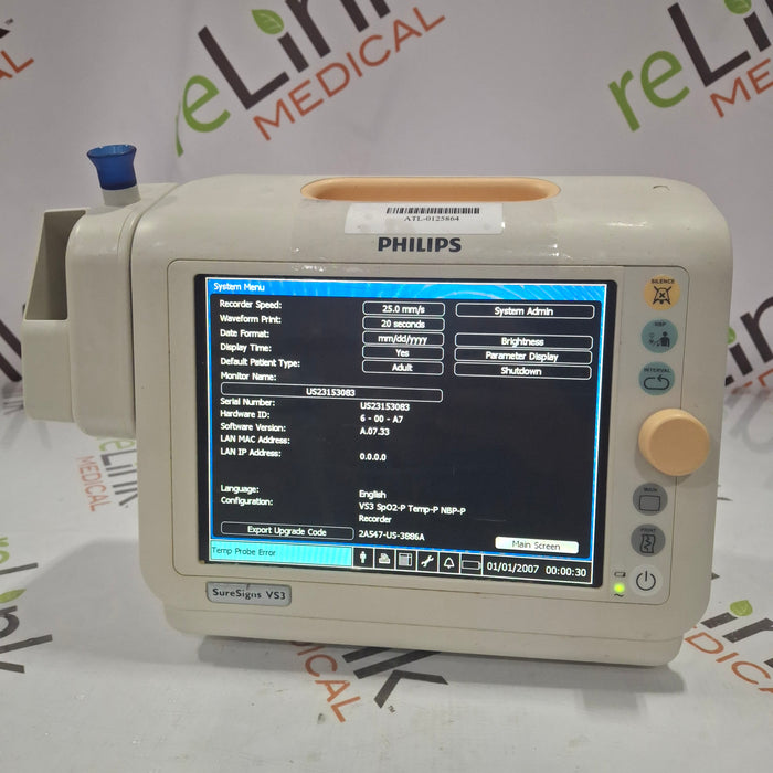 Philips Suresigns VS3 Vital Signs Monitor