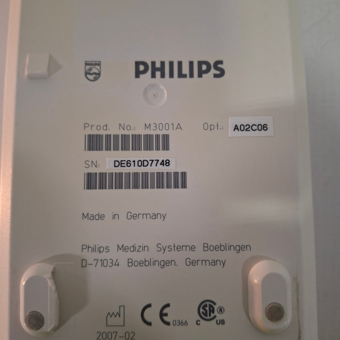 Philips M3001A-A02C06 OxiMax SpO2, NIBP, ECG, Temp, IBP MMS Module